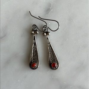 Silver Drop Earrings